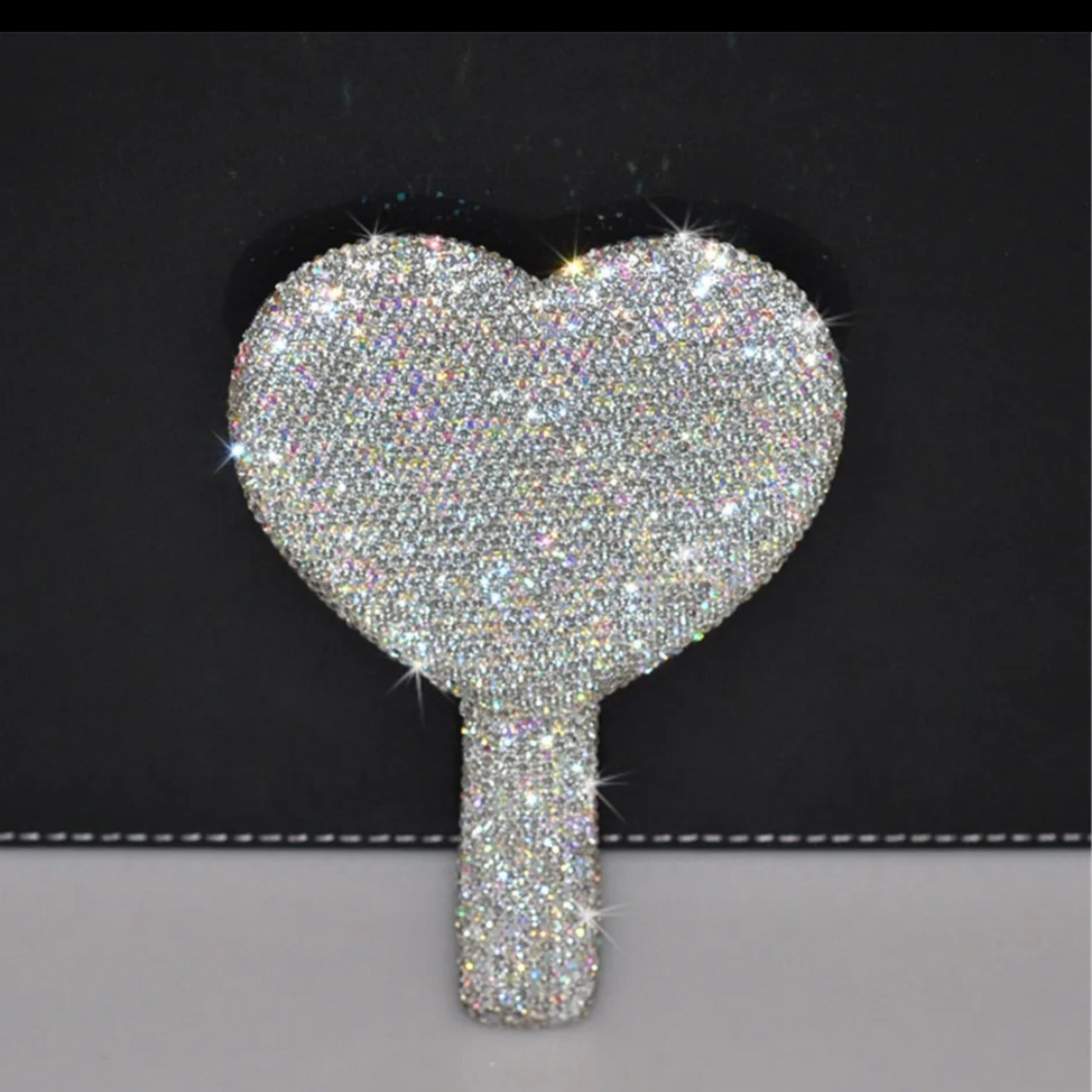 Bling Heart Mirror