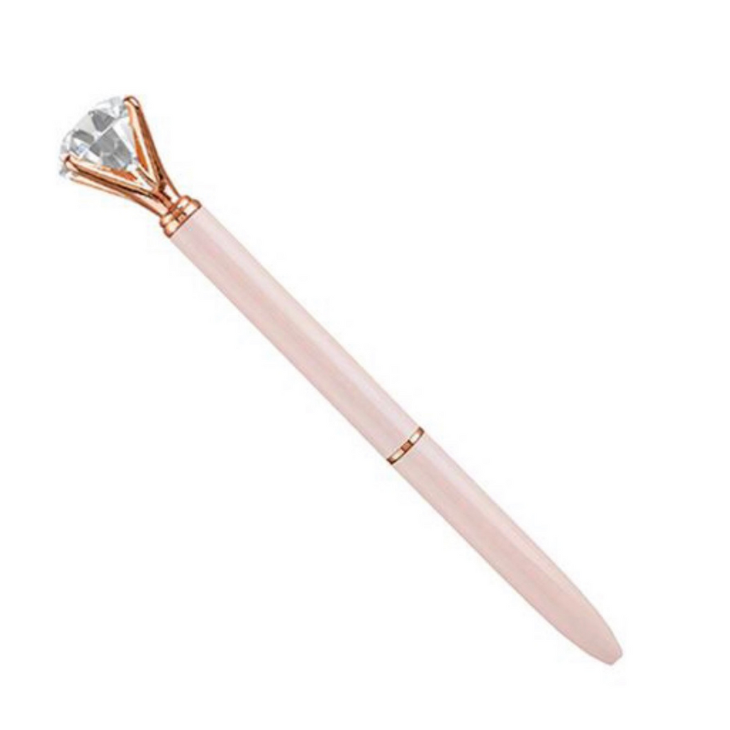 Light Pink Diamond Tip Pen