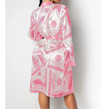 Load image into Gallery viewer, Sexy Women&#39;s Dollars Money Print Silky Robes
