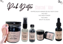 Load image into Gallery viewer, Pink Detox Charcoal Face and Body set
