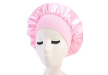 Load image into Gallery viewer, Pink Satin Bonnet
