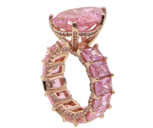 Load image into Gallery viewer, Gorgeous Pink Big Pink Pear Shaped 5A Cubic Zirconia
