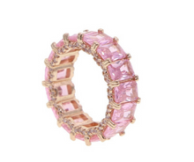 Load image into Gallery viewer, Pink Luxury Iced Out Cubic Zirconia Ring
