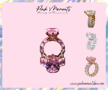 Load image into Gallery viewer, Gorgeous Pink Big Pink Pear Shaped 5A Cubic Zirconia
