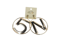 Load image into Gallery viewer, N5 Hoop Earrings
