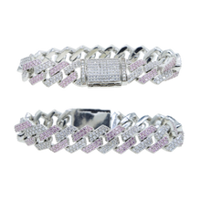 Load image into Gallery viewer, LUXE Diamond Sliver &amp; Rose Bracelet
