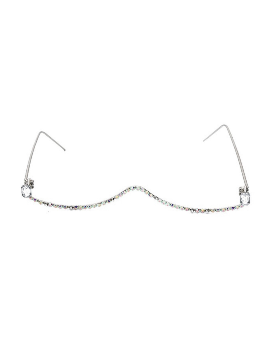LUXE Diamond Frame Lens-less Glasses